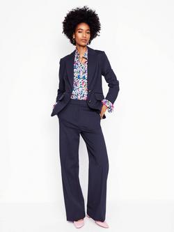 Boden Marylebone Ponte Blazer, Navy