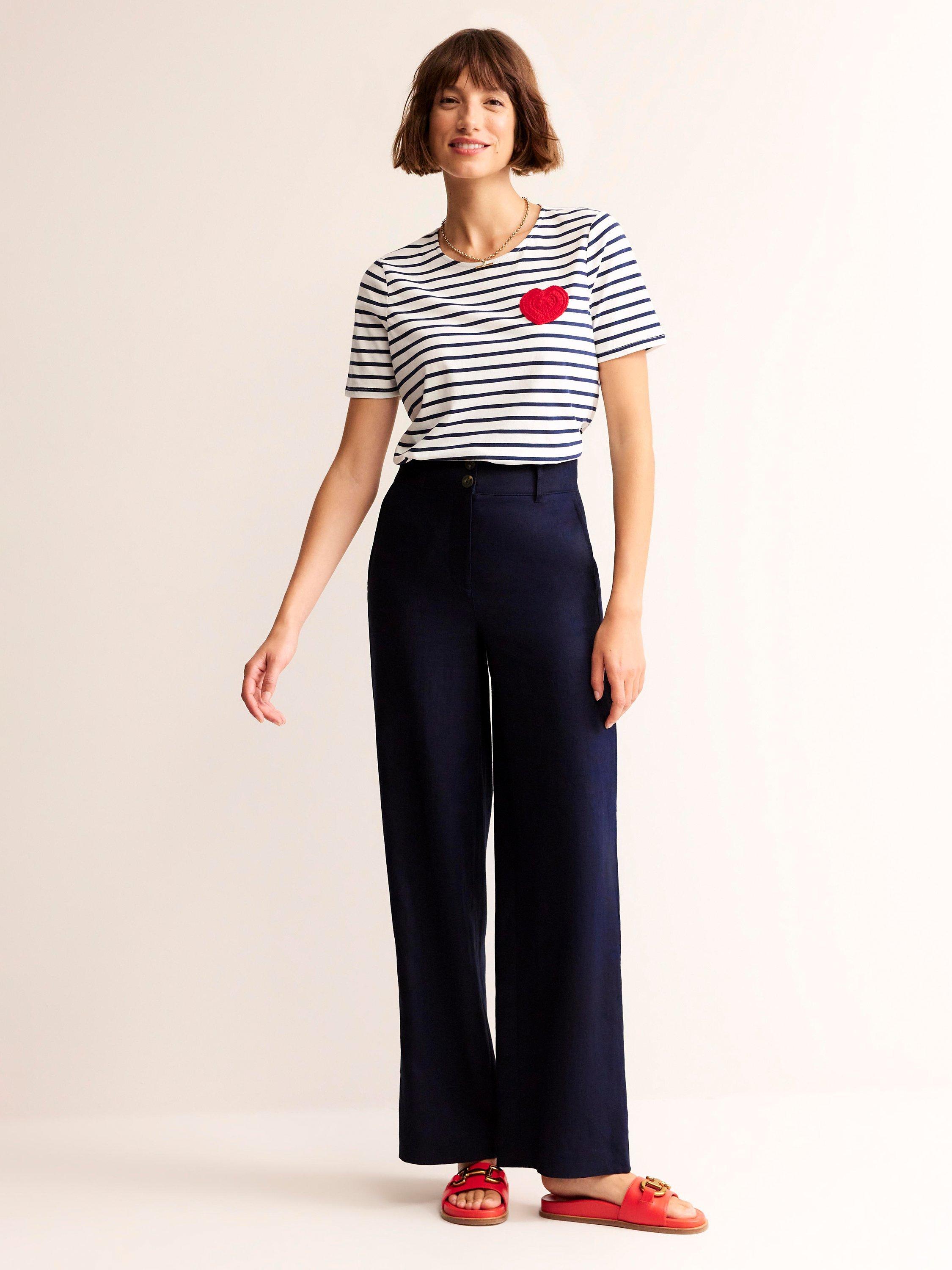 Boden linen trousers best sale