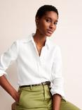 Boden Sienna Linen Shirt, White