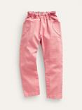 Mini Boden Kids' Heart Pockets Pull-On Trousers, Slipper Pink