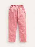 Mini Boden Kids' Heart Pockets Pull-On Trousers, Slipper Pink