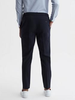 Reiss Found Slim Trousers - view 2, Navy