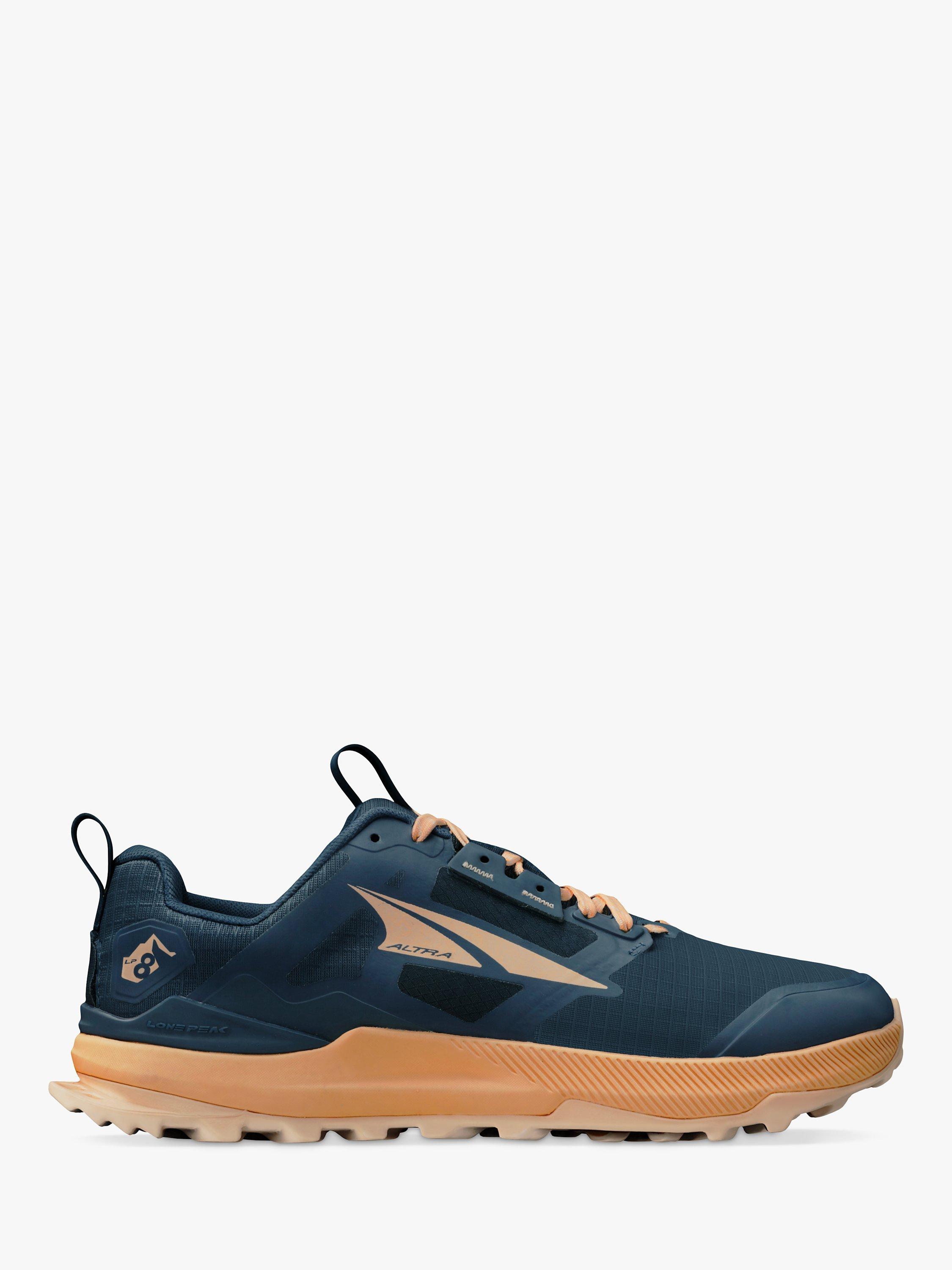 Altra Lone Peak 8 Women's Trail Running Shoes, Navy/Coral