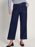 Monsoon Harper Regular Cropped Denim Trousers