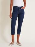 Monsoon Idabella Cropped Skinny Jeans, Indigo