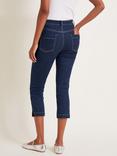 Monsoon Idabella Cropped Skinny Jeans, Indigo