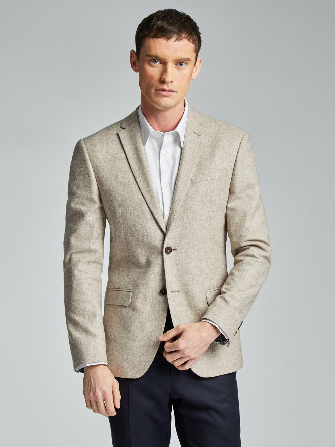 Ted Baker Apus Slim Fit Wool Blend Suit Jacket, Oatmeal