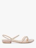 Dune Nightingale Diamante Strappy Sandals, Rose Gold