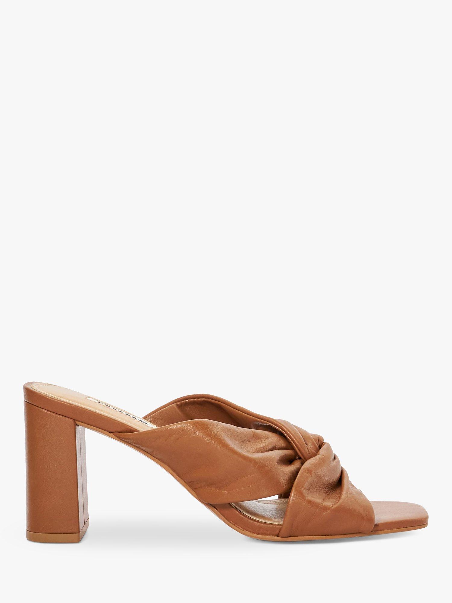 Tan mules on sale