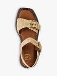 Dune Loells Flatform Buckle Sandals, Natural