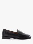 Dune London Ginelli Leather Penny Loafers, Black