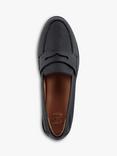 Dune Ginelli Leather Penny Loafers, Black