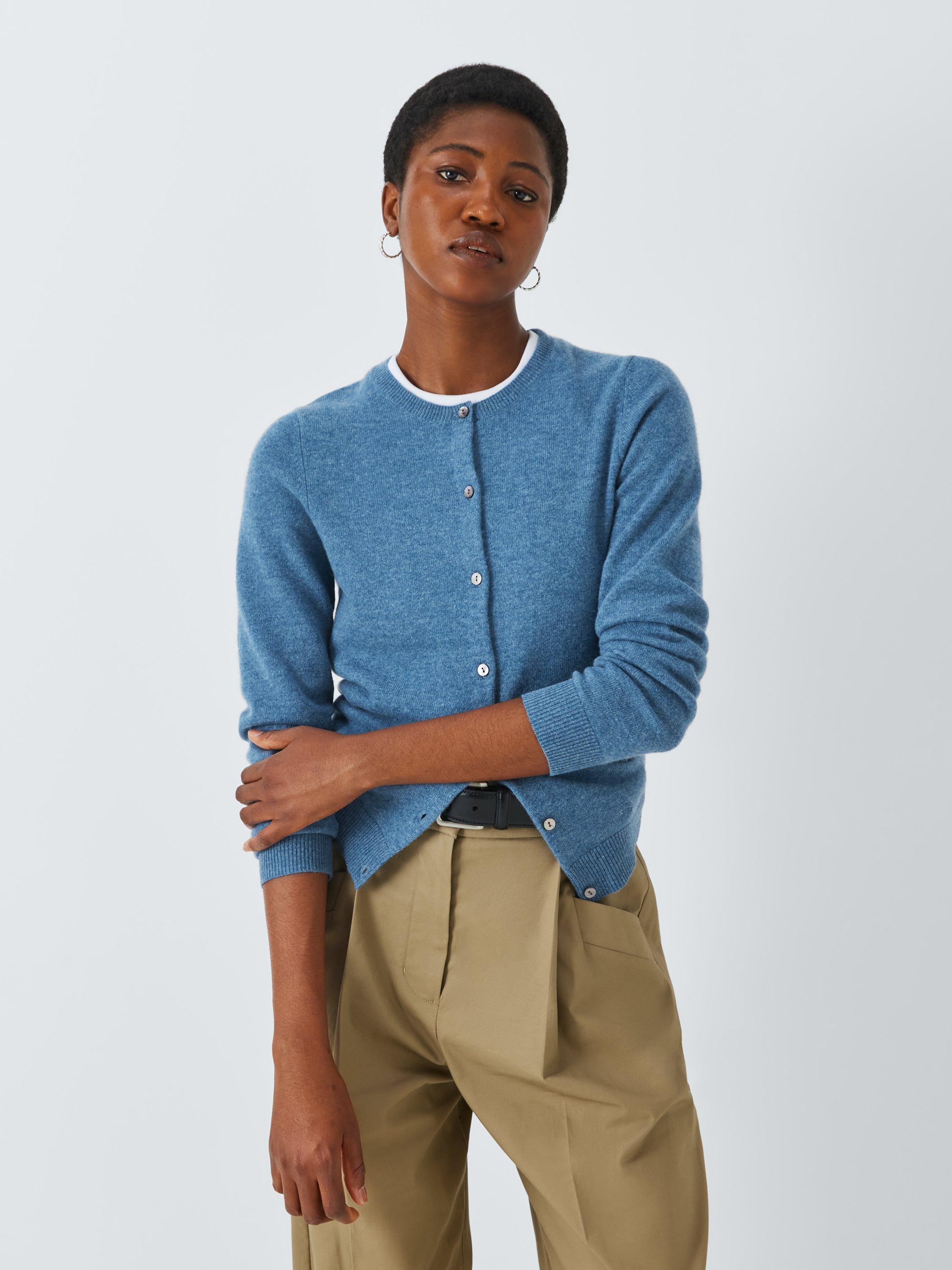 Cashmere crew neck cardigan hotsell