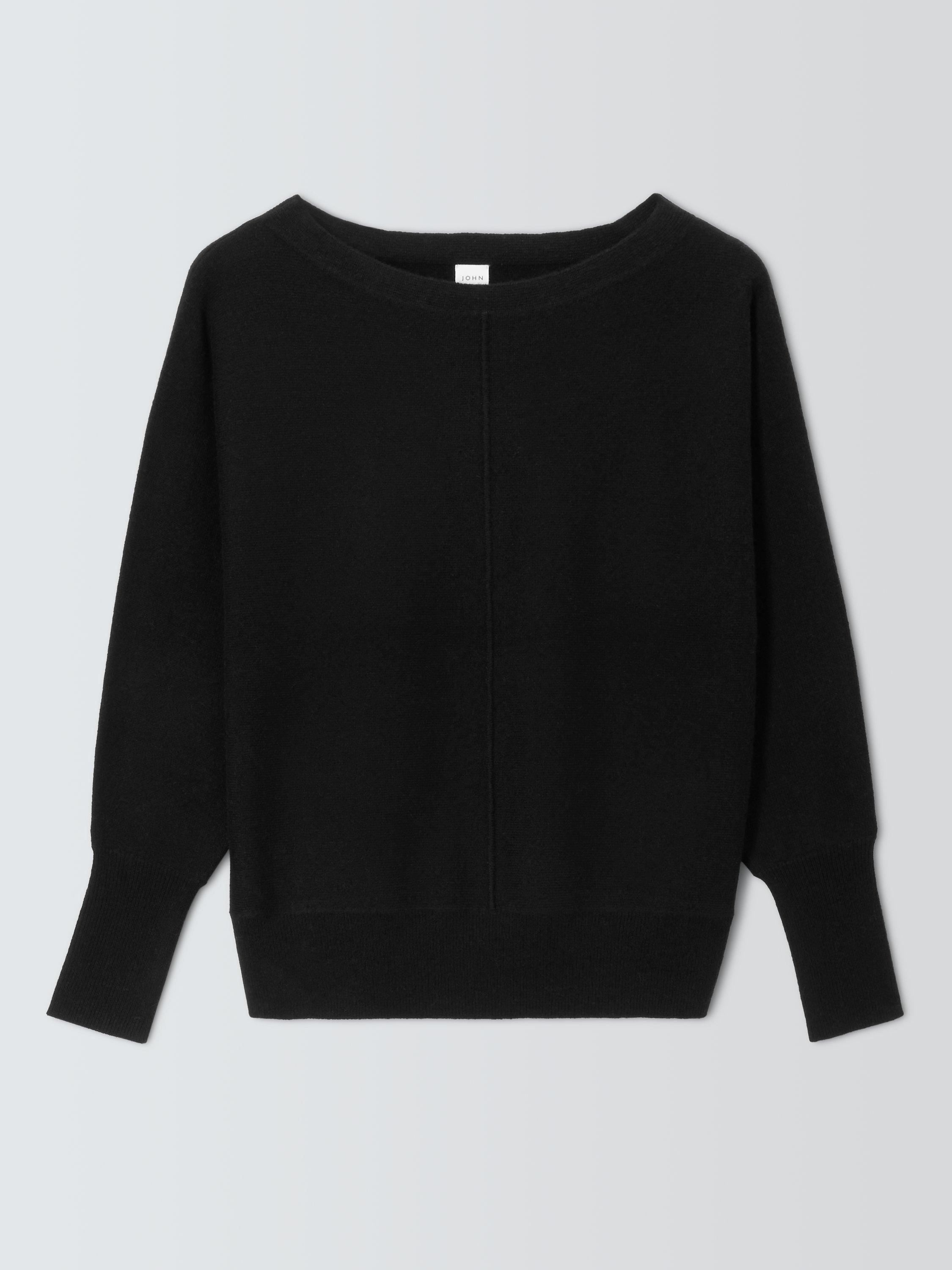 John Lewis Dolman Cashmere Jumper Black