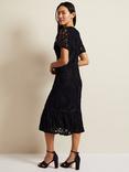 Phase Eight Matilda Tapework Midi Dress, Navy