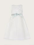 Monsoon Kids' Frankie Scuba Bridesmaid Dress, Ivory