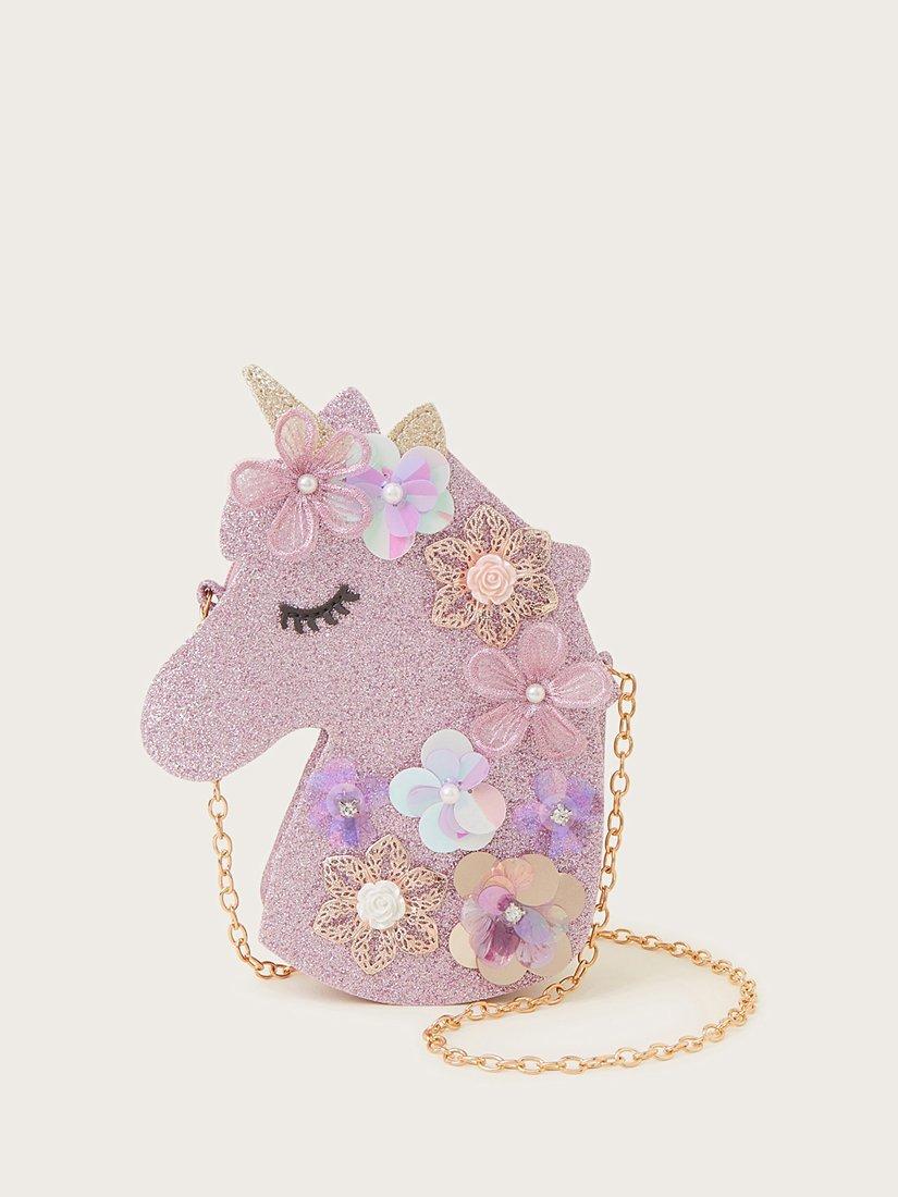 Monsoon Kids' Luna Dazzle Unicorn Bag, Multi