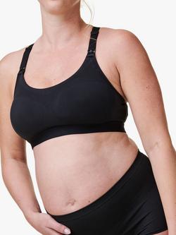 Bravado Tranquil Maternity & Nursing Low Impact Sports Bra, Black, Black