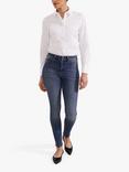 Hobbs Gia Sculpting Jeans, Mid Wash