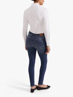Hobbs Gia Sculpting Jeans, Mid Wash - view 2, Mid Wash