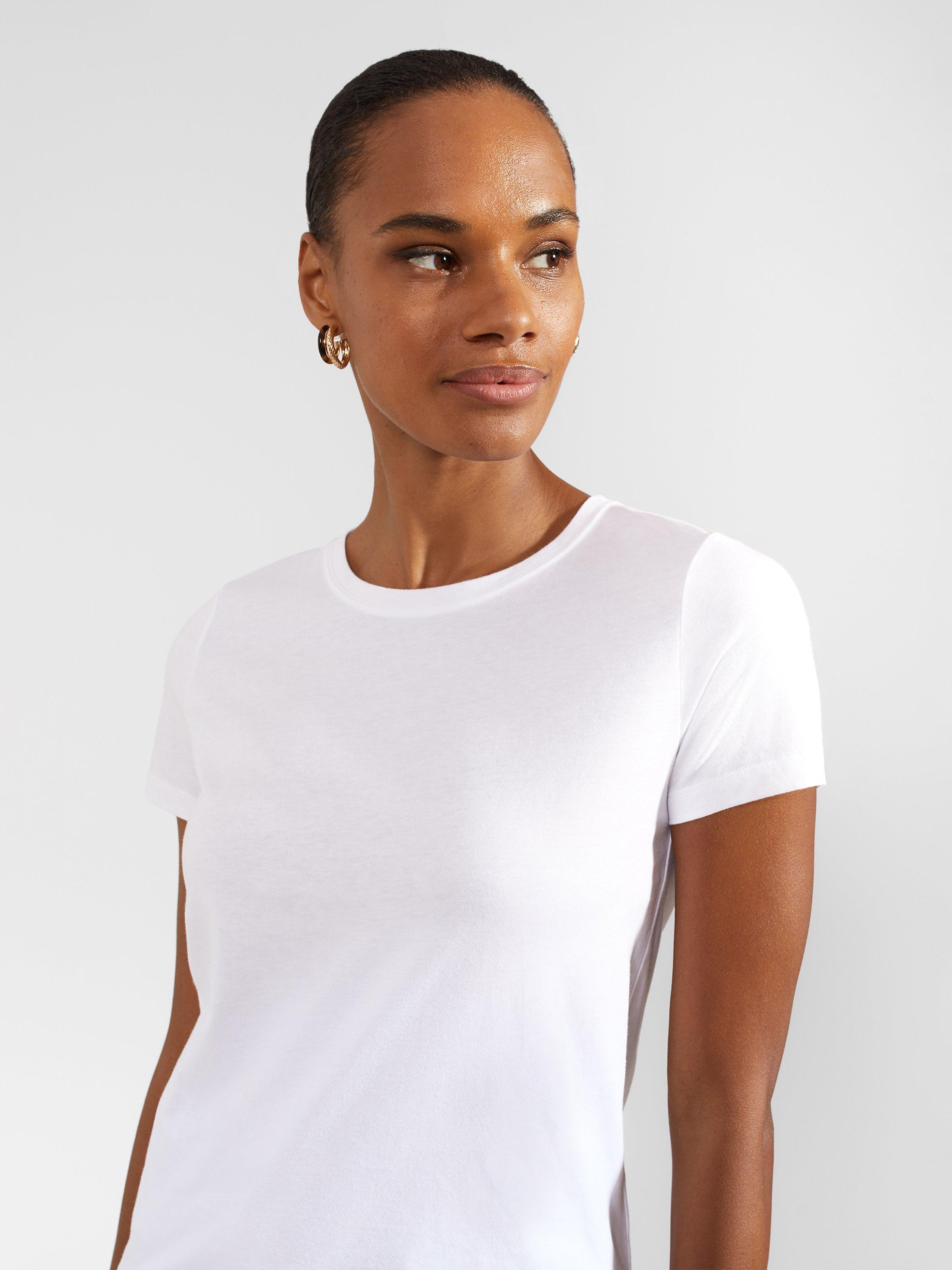 Hobbs Pixie Cotton T-Shirt, White
