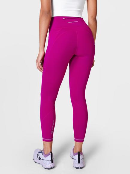 Sweaty Betty Power Pro 7/8 Gym Leggings - view 2, Magenta Fusion Purple