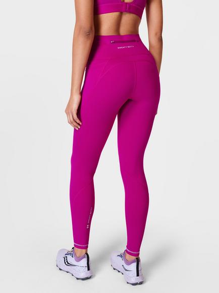 Sweaty Betty Power Pro Gym Leggings - view 2, Magenta Fusion Purple