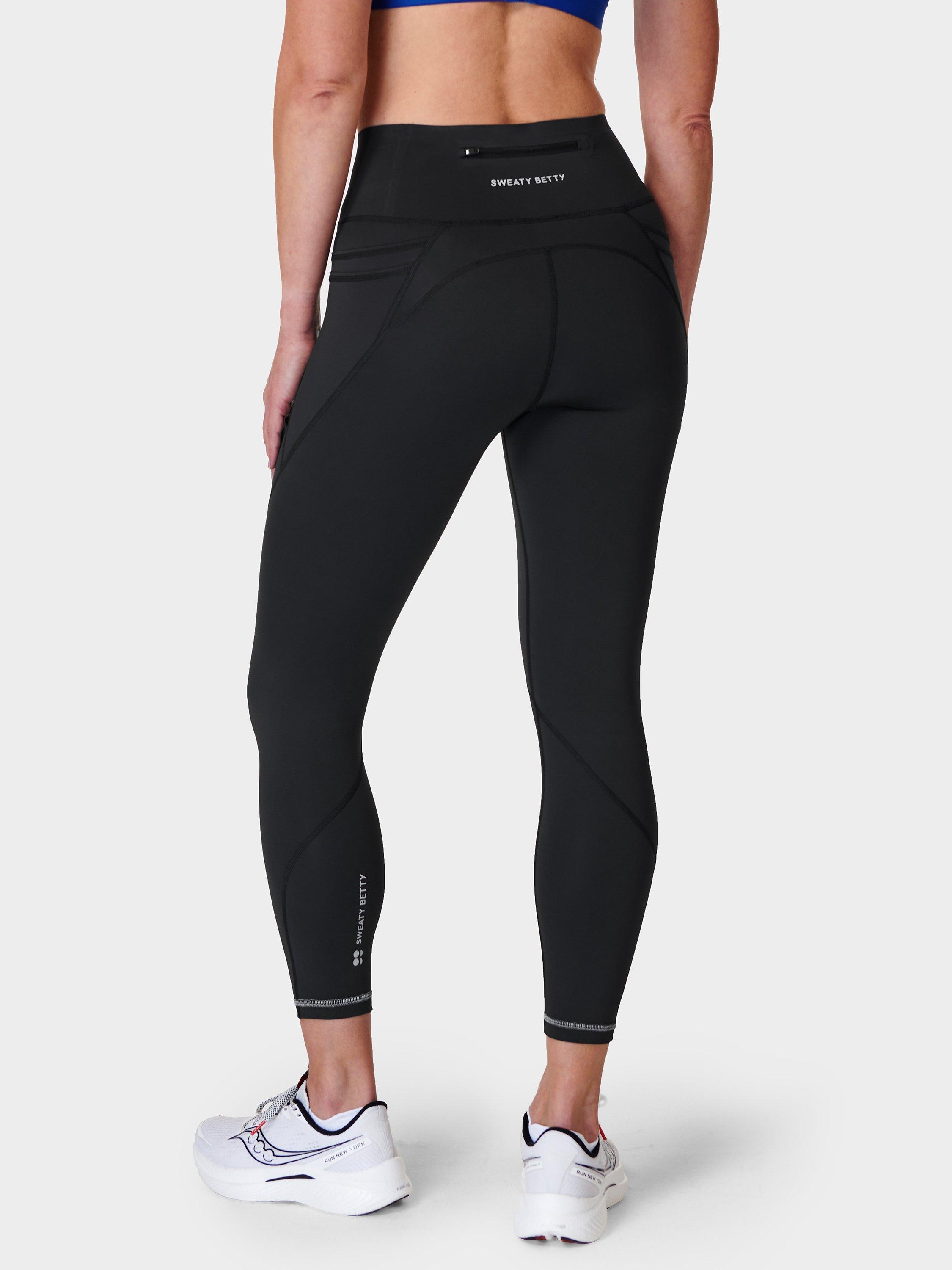 Product image 2 of 6, which shows Sweaty Betty Power Pro 7/8 Gym Leggings, Black, XXS
