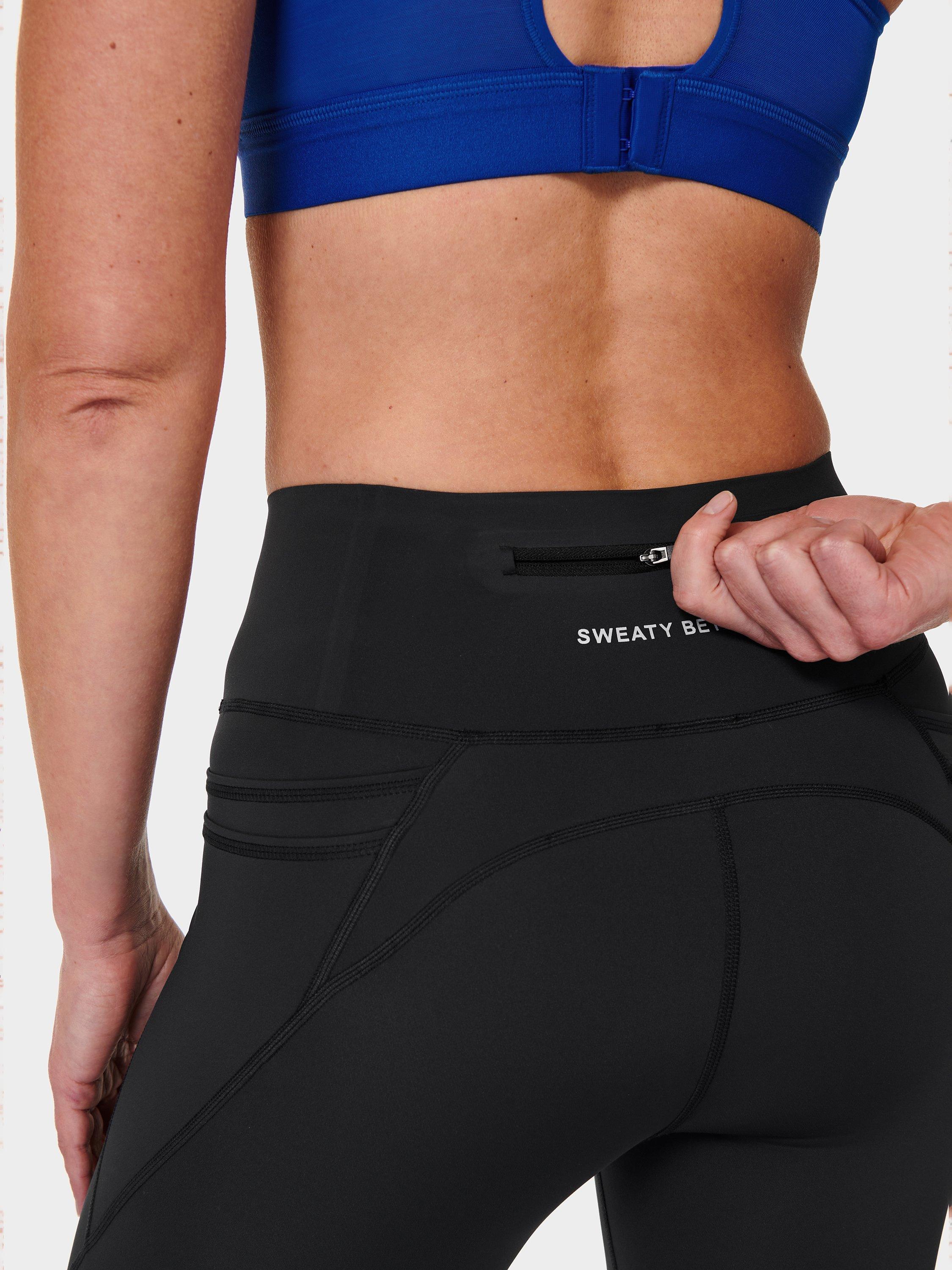 Product image 6 of 6, which shows Sweaty Betty Power Pro 7/8 Gym Leggings, Black, XXS