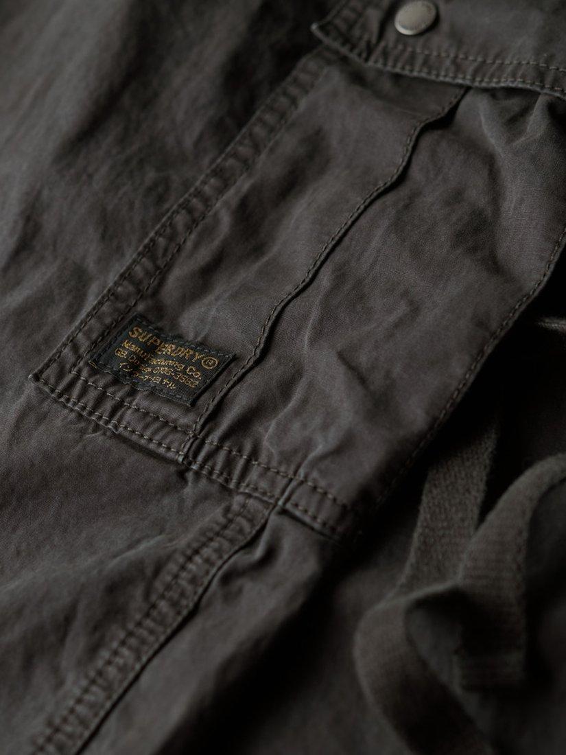 Product image 4 of 6, which shows Superdry Low Rise Utility Trousers, Washed Black, 28