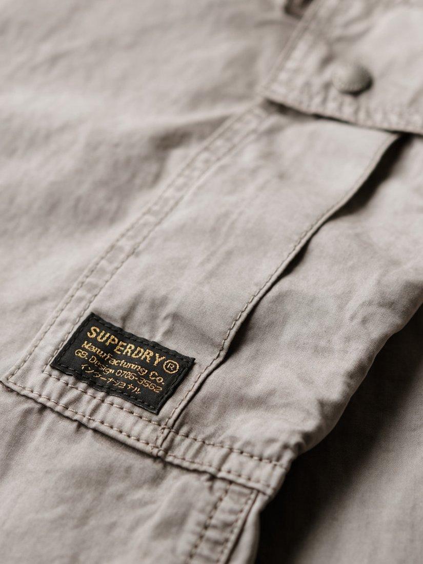 Superdry Low Rise Utility Trousers, Opal Grey, 26
