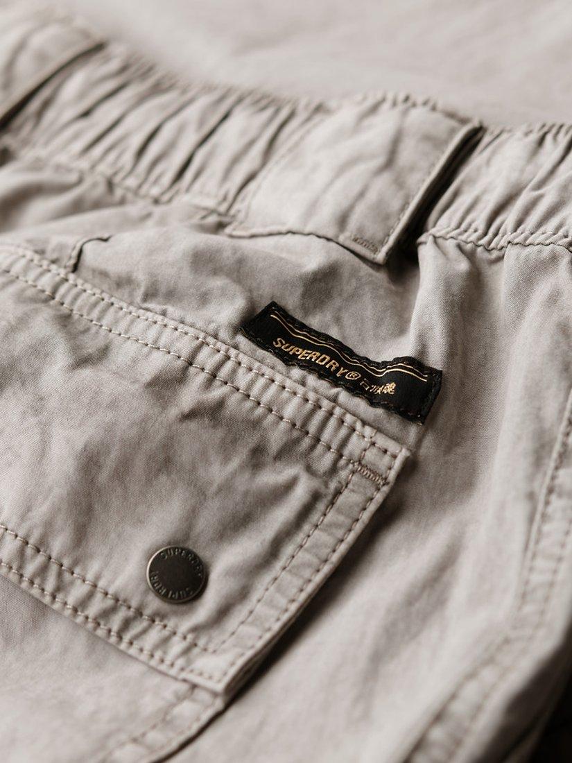 Superdry Low Rise Utility Trousers, Opal Grey, 26