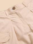 White Stuff Kids' Colette Cargo Shorts, Light Natural