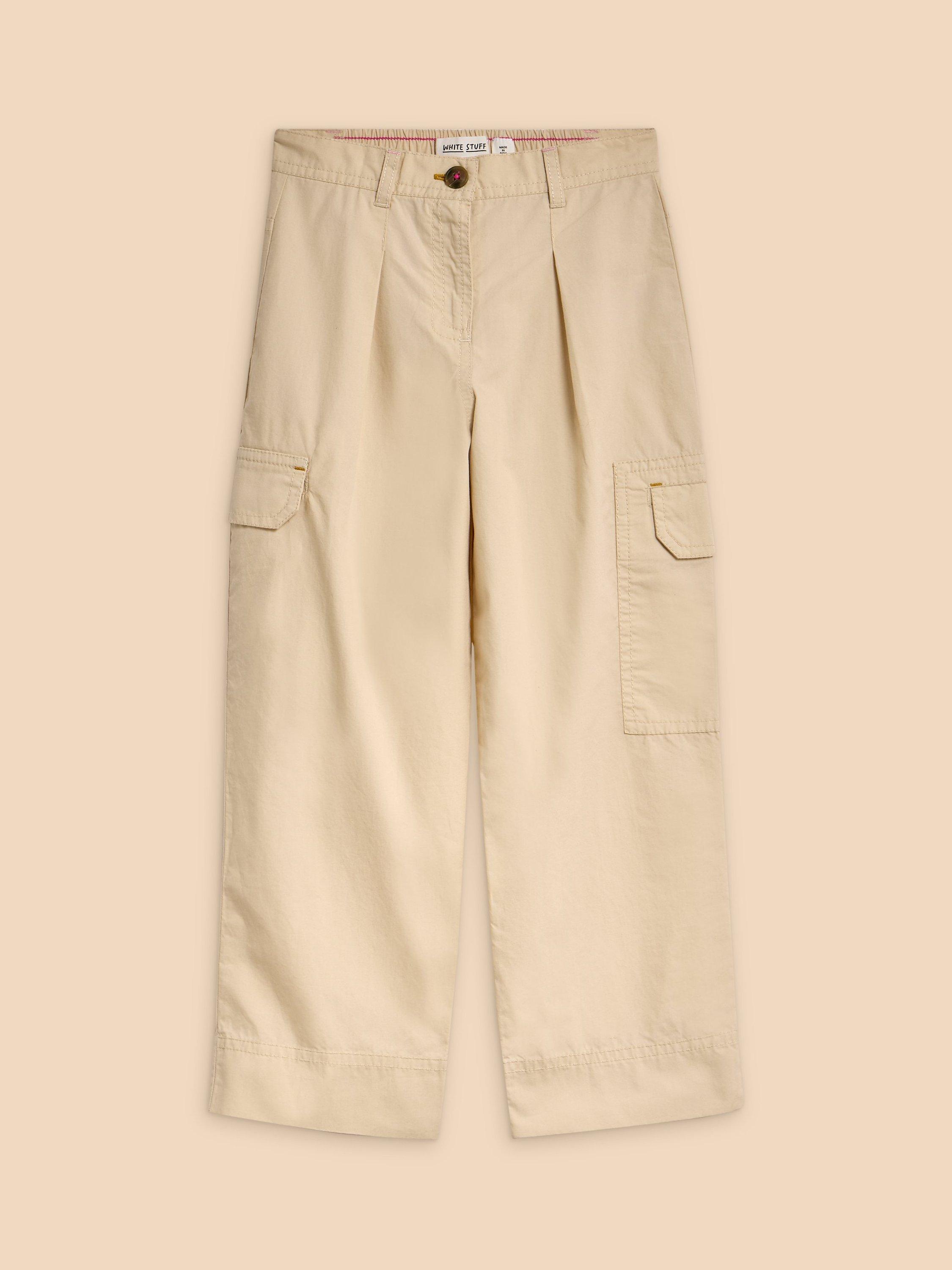 White Stuff Kids' Colette Trousers, Beige
