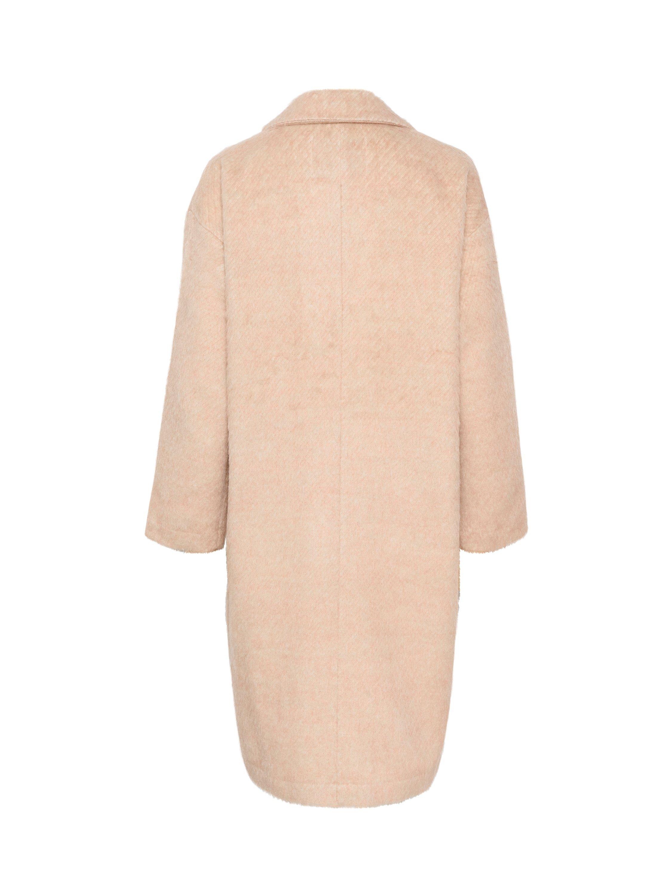 Product image 7 of 7, which shows Saint Tropez Cora Wool Blend Coat, Sepia Rose Melange, M