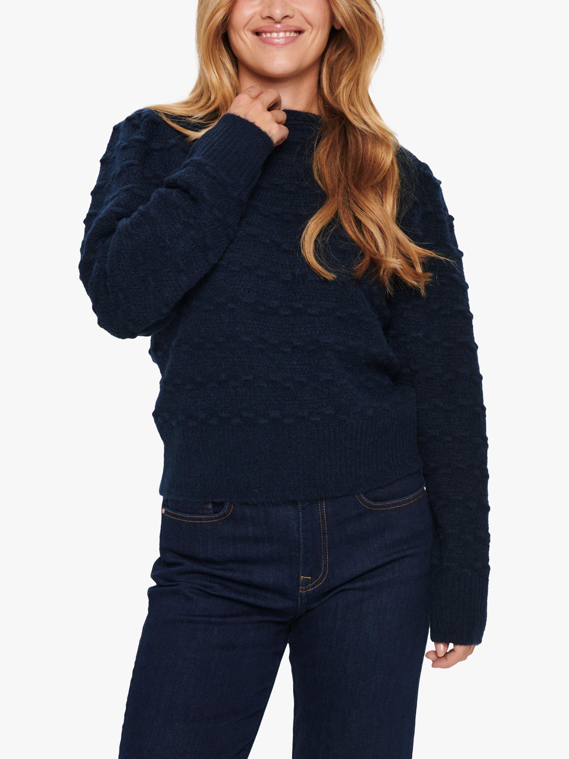 Saint Tropez Coralise Textured Jumper, Night Sky