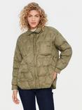 Saint Tropez Caddy Padded Button Jacket, Burnt Olive