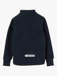 Polarn O. Pyret Kids' Fleece Zip Through Jacket, Blue