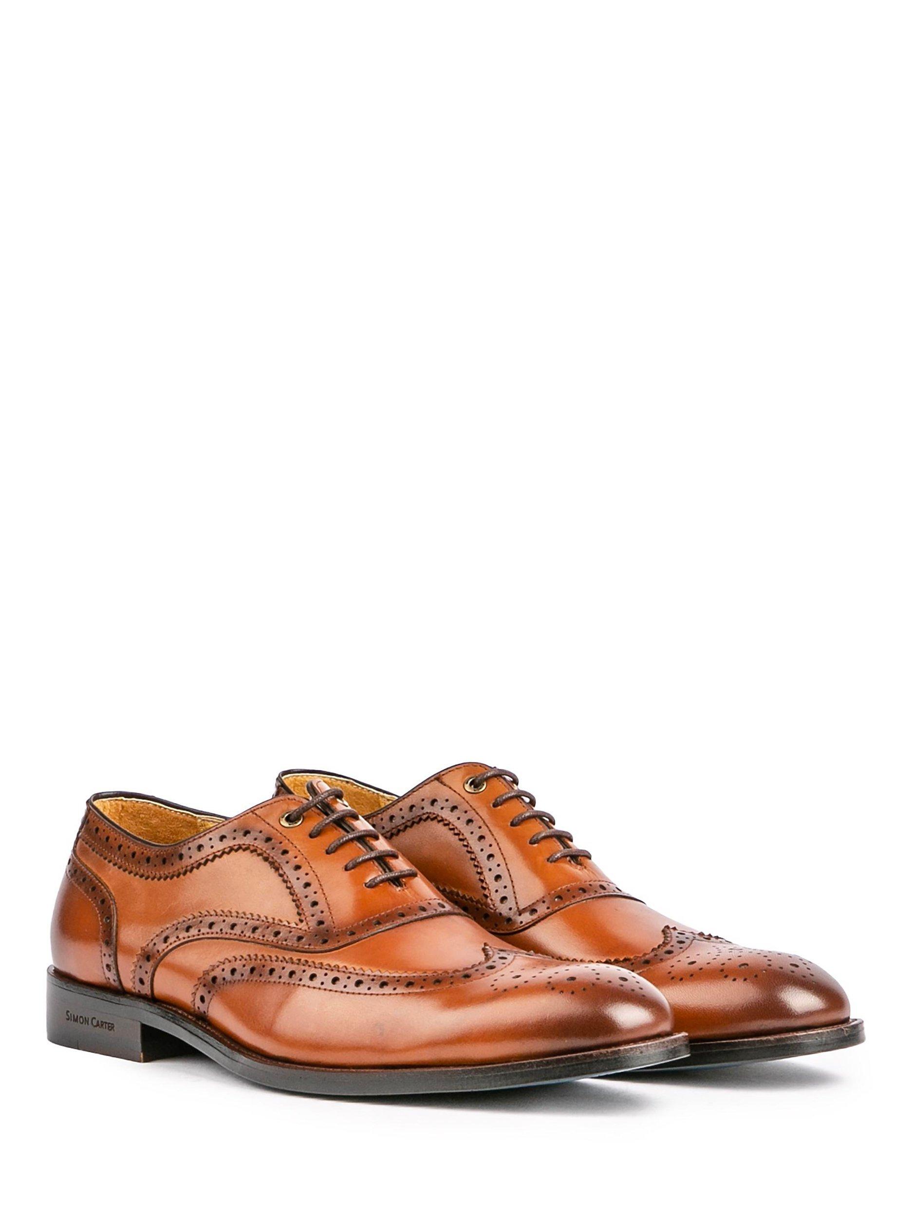 Simon Carter Barn Owl Brogues, Tan, 7