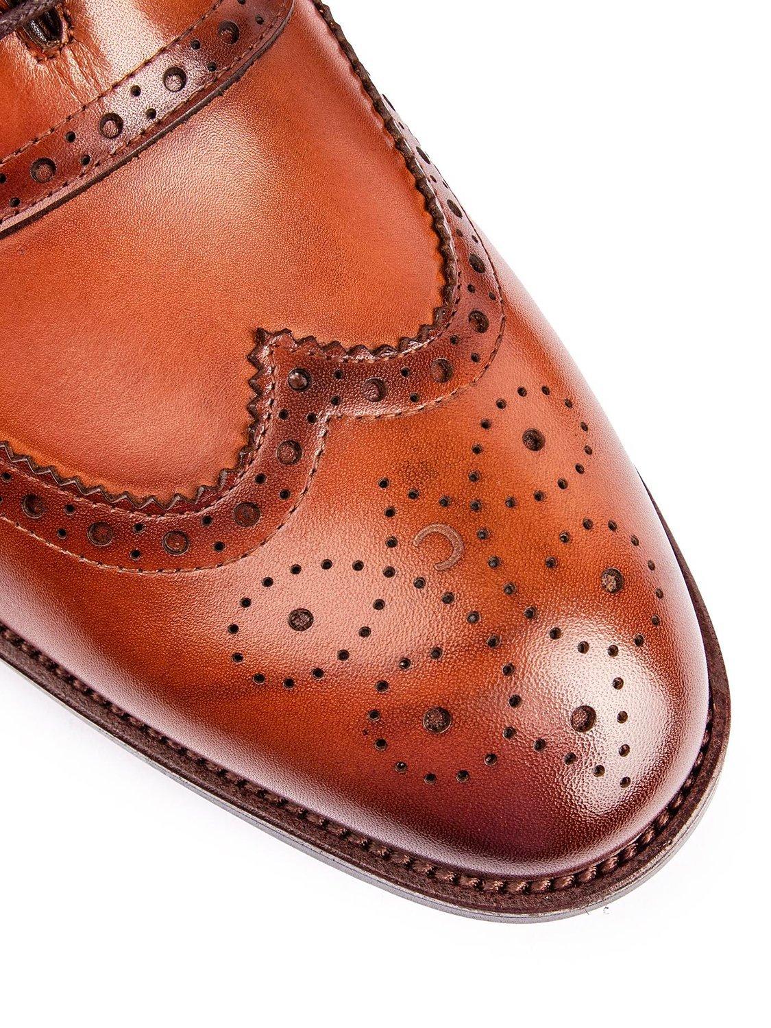 Simon Carter Barn Owl Brogues, Tan, 7