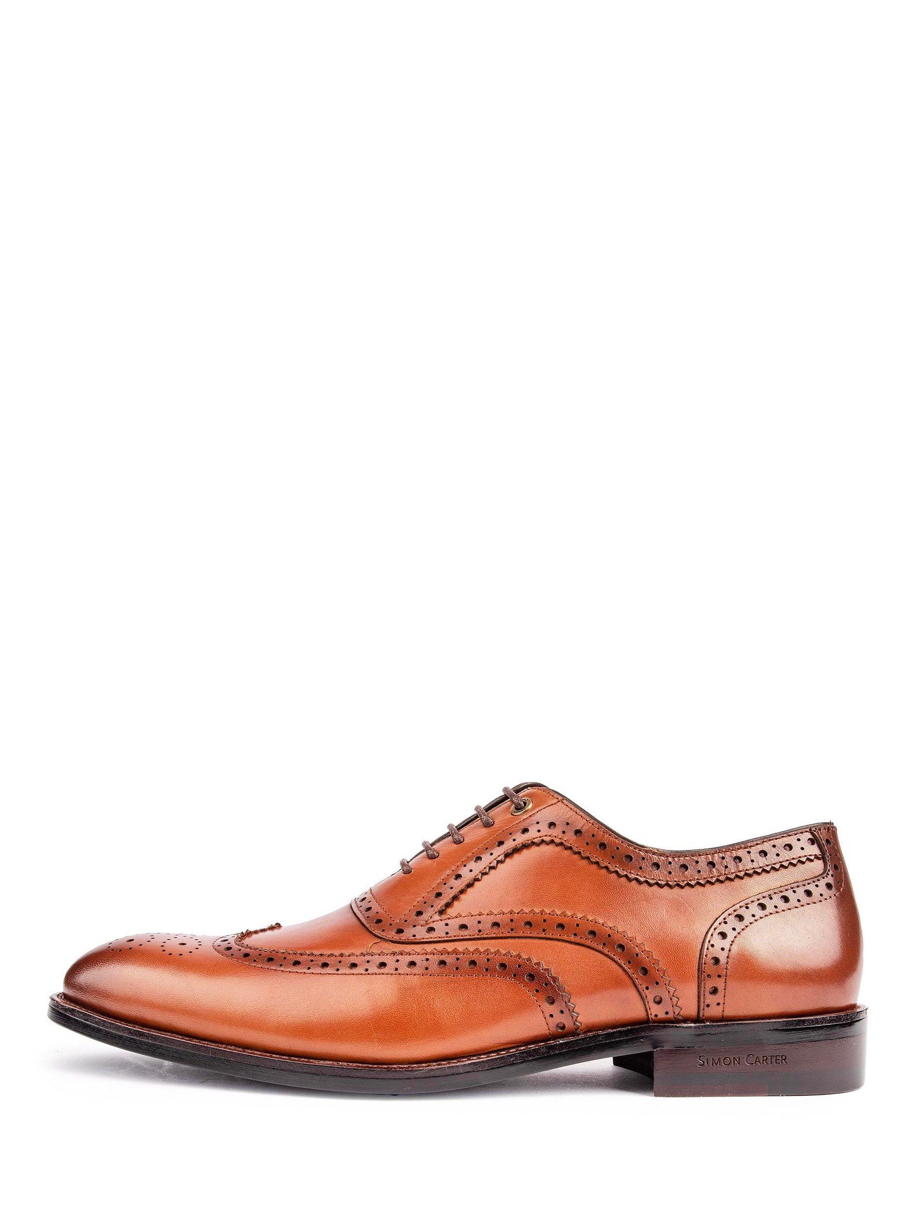 Simon Carter Barn Owl Brogues, Tan, 7