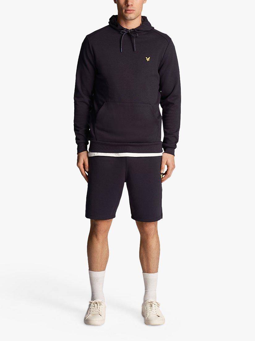 Product image 5 of 5, which shows Lyle & Scott OTH Fly Fleece Hoodie, Dark Navy, XS