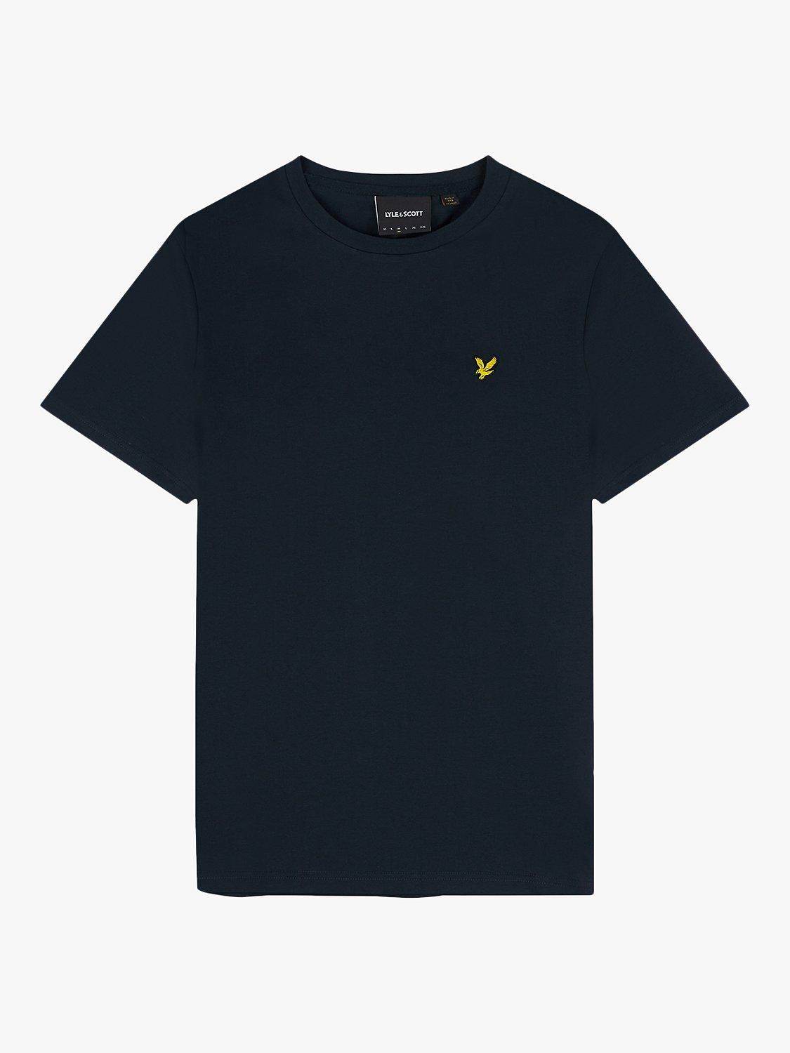 Product image 1 of 1, which shows Lyle & Scott Plain Cotton T-Shirt, Navy, XS