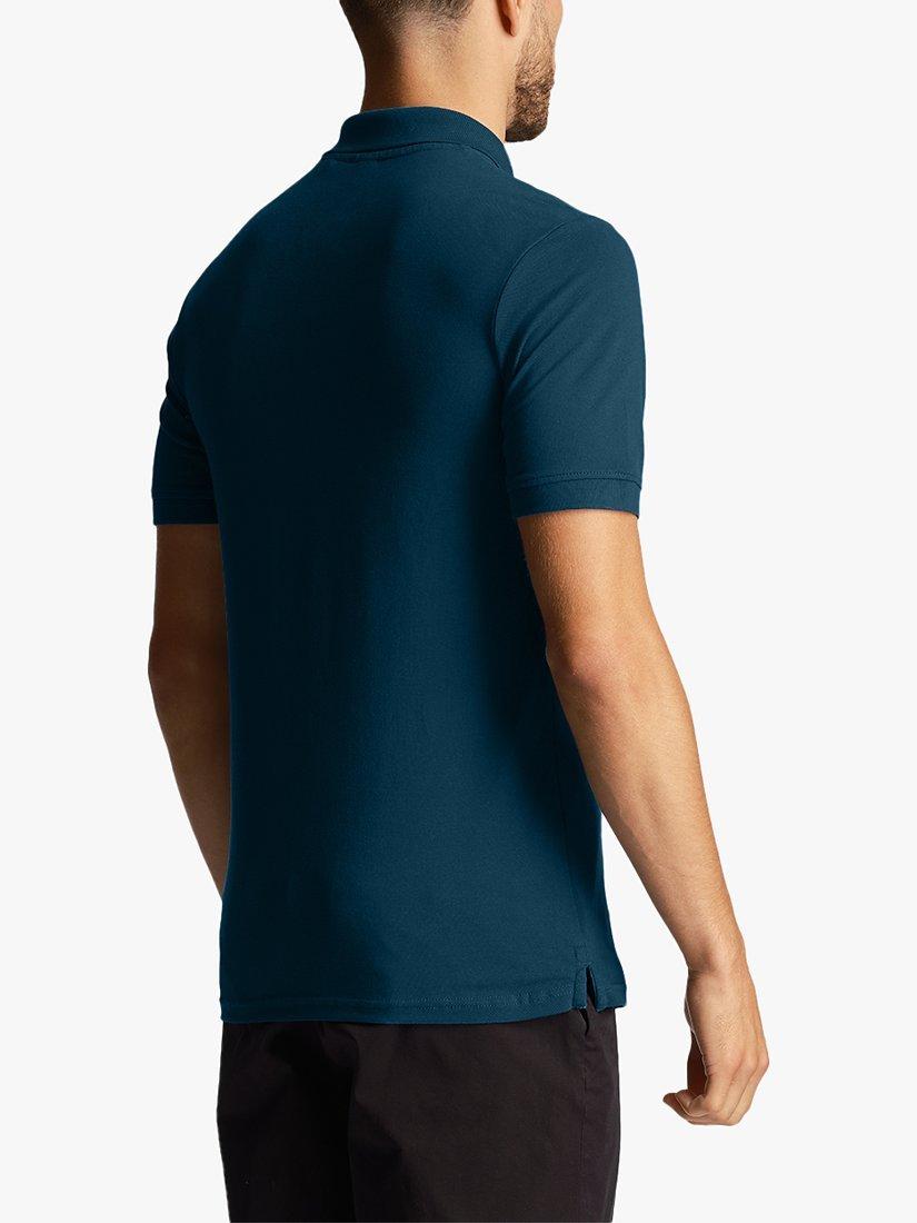 Product image 2 of 5, which shows Lyle & Scott Plain Polo Shirt, Navy, XS