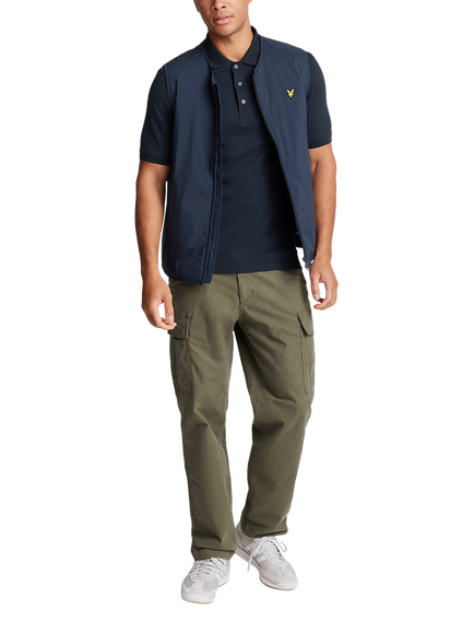 Lyle & Scott Plain Polo Shirt - view 2, Dark Navy