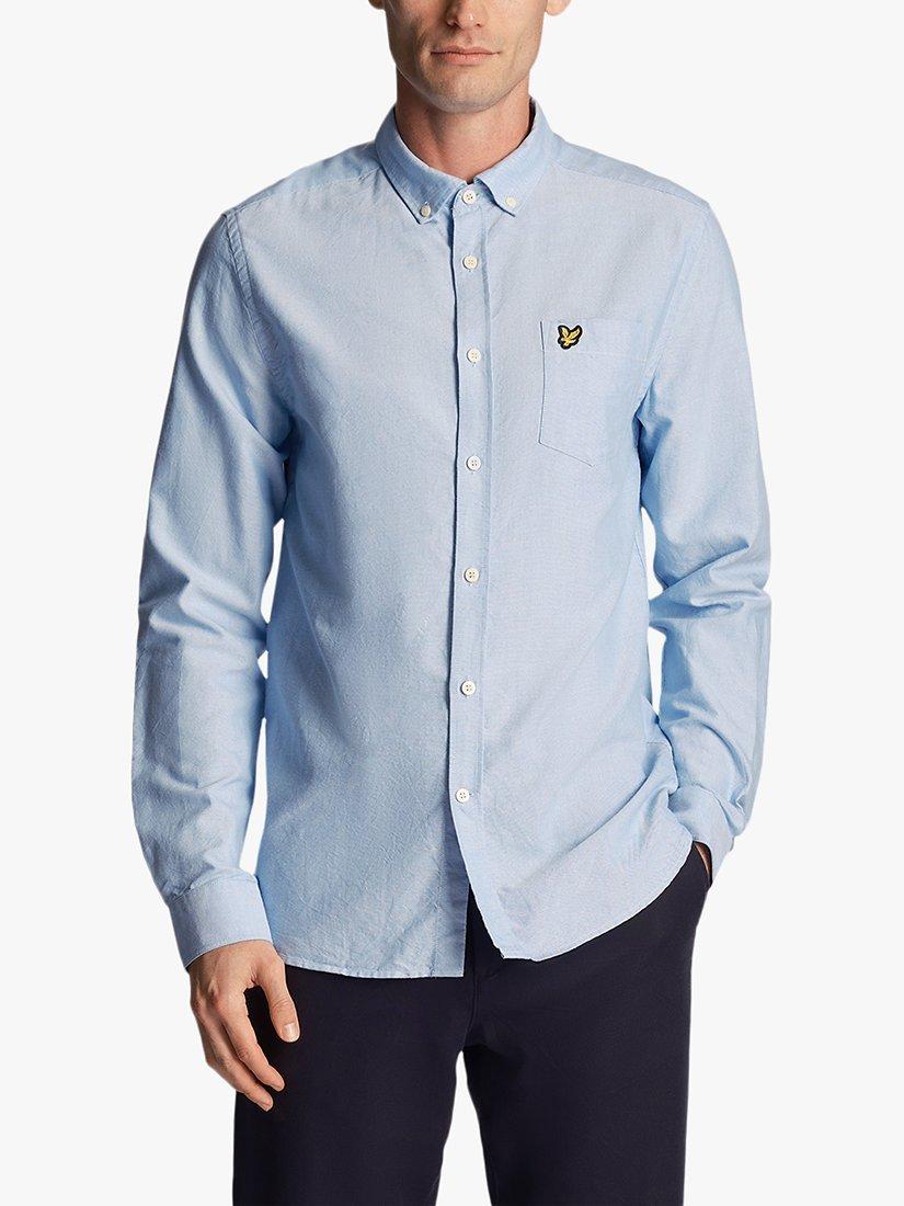 Lyle & Scott Regular Fit Light Weight Oxford Shirt, Light Blue