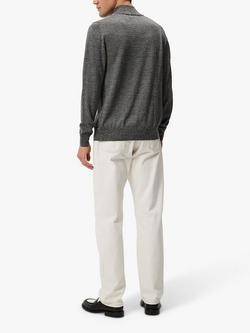 J.Lindeberg Kiyan Quarter Zip Jumper - view 2, Grey