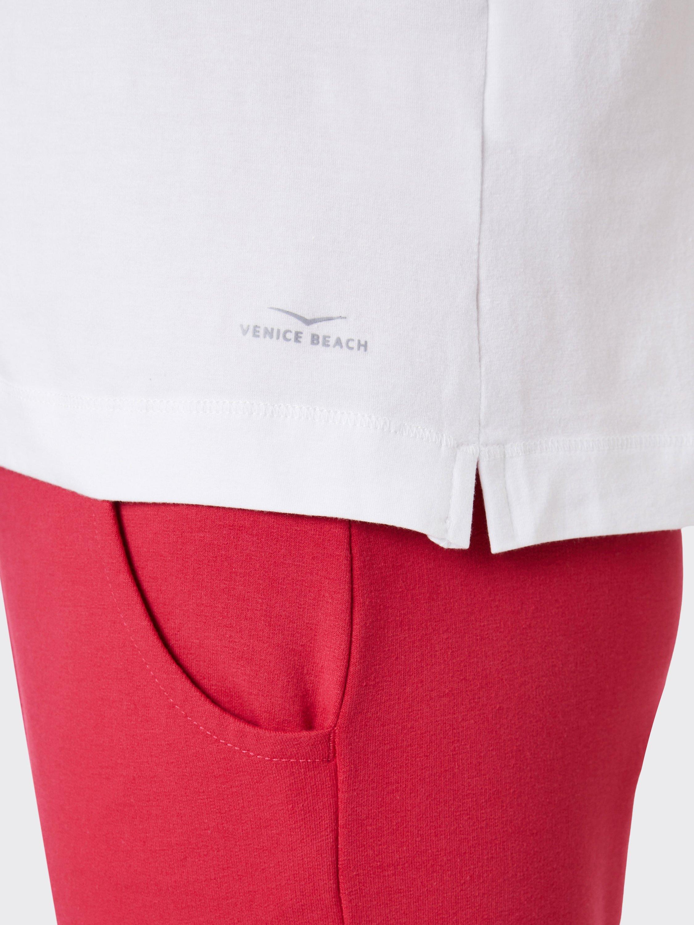 Product image 2 of 2, which shows Venice Beach Arleth Crew Neck Top, White, XS