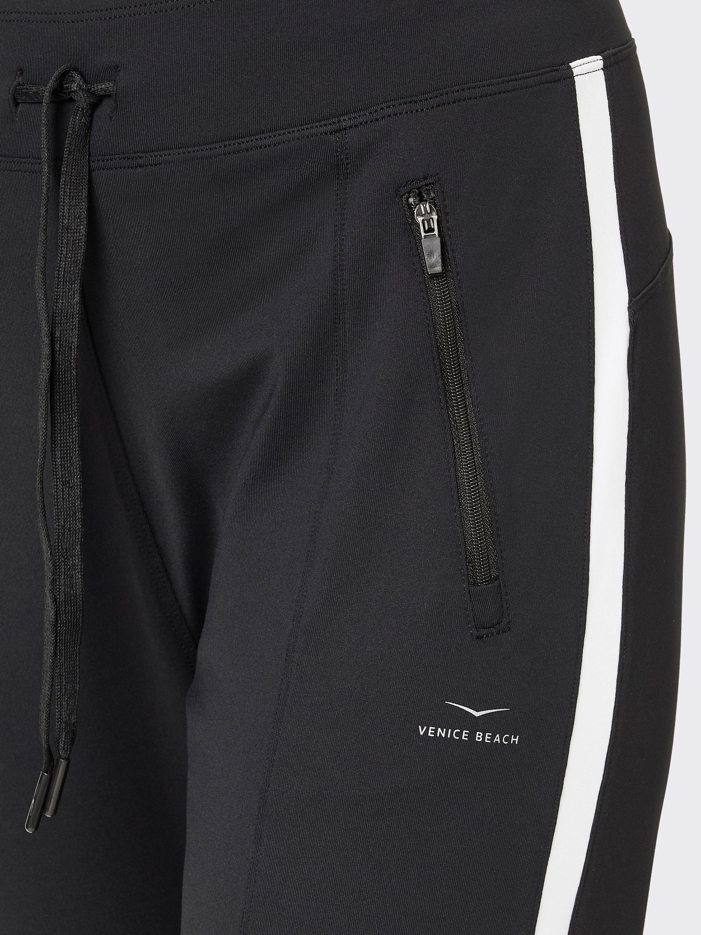 Product image 6 of 7, which shows Venice Beach Shenley Straight Joggers, Black/White, XS