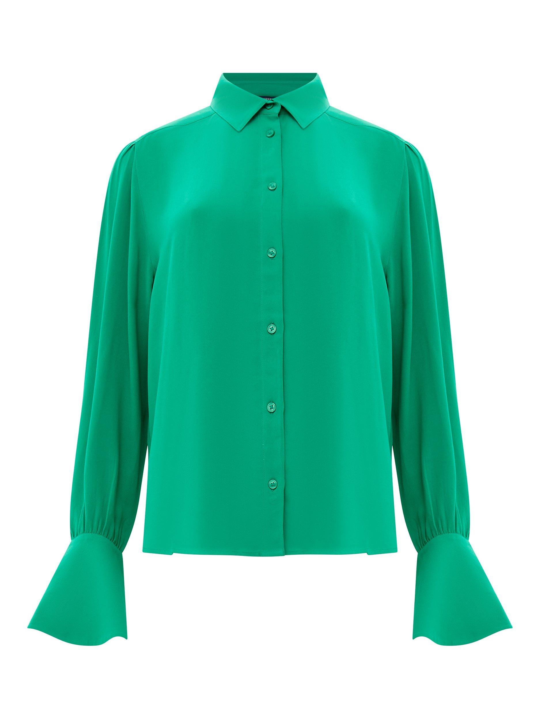 French Connection Cecile Crepe Shirt, Jelly Bean          